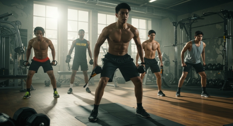 Salle de gym.jpg Salle de gym à Saint-Pierre